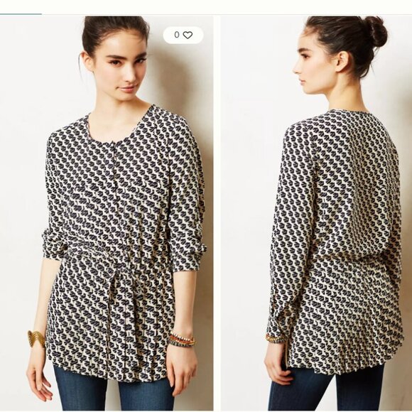 Anthropologie Maeve Selva Dropwaist Tunic - Picture 1 of 8